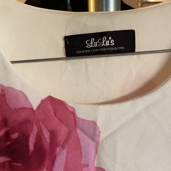 floral print shift dress - Picture 4 of 5